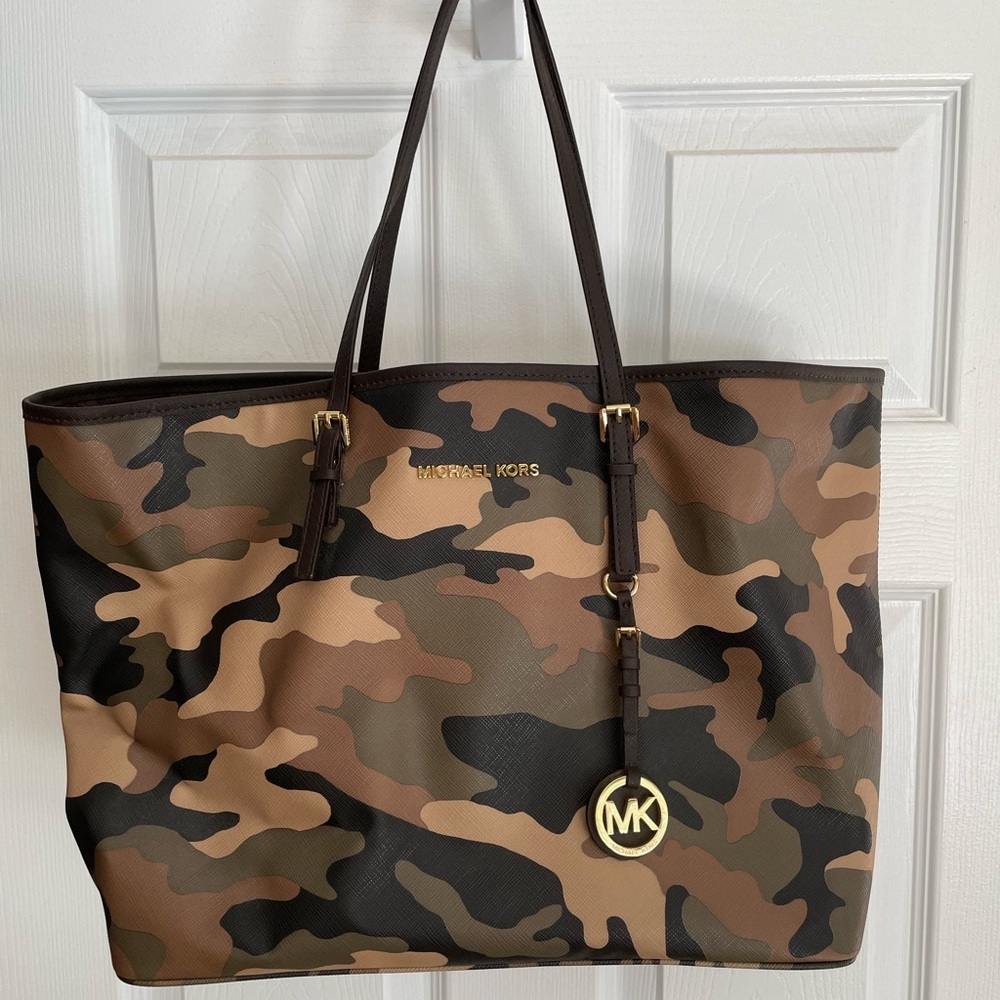 Michael Kors camo handbag